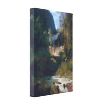 Bei Amalfi de Carl Blechen - de Schlucht Impressão Em Tela Canvas