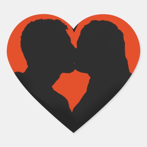 Beijando a silhueta do casal no coraç u00e3o vermelho adesivo coraç u00e3o Zazzle Qual O Artesanato Das Ostras ~ Beijando a silhueta do casal no coraç u00e3o vermelho adesivo coraç u00e3o Zazzle