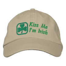 Beije-me, mim são irlandês boné