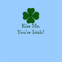 "Beije-me, você são irlandês!" [2] t - shirts