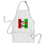 Beije o cozinheiro (italiano) aventais