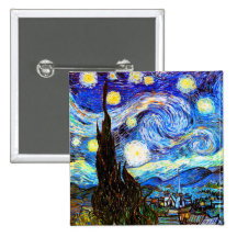 Belas artes do vintage da noite estrelado de Van G Pins