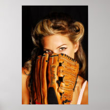 Beleza do basebol pôsteres