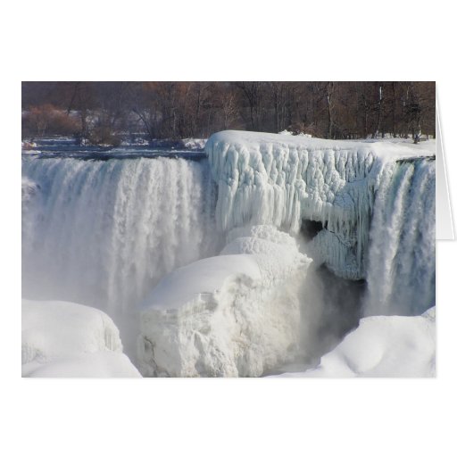 Beleza escultural em Niagara Falls Cartoes
