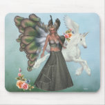 Beleza feericamente Mousepad de Pegasi do unicórni