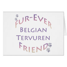 Belga Tervuren Furever Cartões