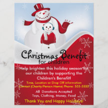 Benefício dos bonecos de neve do Natal para o inse Modelos De Panfleto