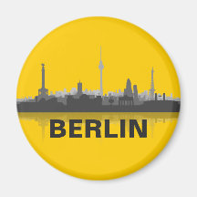 Berlim Skyline frigorífico íman Ima De Geladeira
