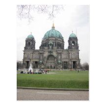 Berlinense catedral cartao postal