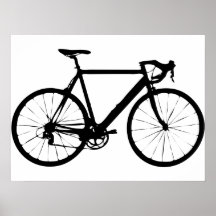Bicicleta austero impressão