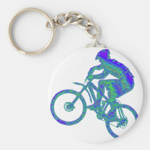 Bicicleta Azul Azur Chaveiro