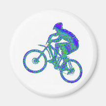 Bicicleta Azul Azur Imã