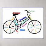 Bicicleta, bicicleta, ciclo, esporte, Biking, insp Pôsteres