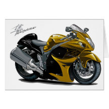 Bicicleta do ouro de Hayabusa Cartao