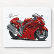 Bicicleta do vermelho de Hayabusa Mouse Pads