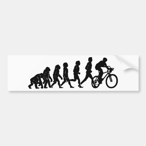 Bicicleta e evoluç u00e3o adesivo para carro Zazzle Adesivo De Bicicleta ~ Bicicleta e evoluç u00e3o adesivo para carro Zazzle