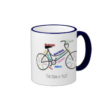 Bicicleta inspirador, bicicleta, ciclismo, esporte caneca