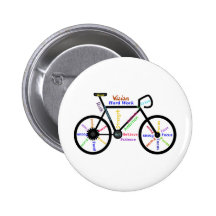 Bicicleta inspirador, ciclo, Biking, palavras do e Botons