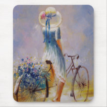 Bicicleta Mousepad do vintage