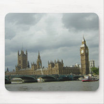 Big Ben e as casas do parlamento Mousepad