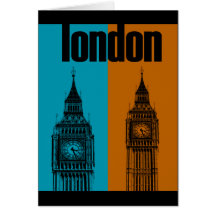 Big Ben em Londres, Ver. 2 Cartões