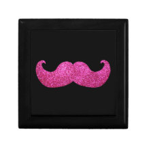 Bigode cor-de-rosa de Bling (gráfico do brilho do  Porta Jóia