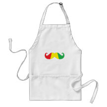 bigode da reggae avental