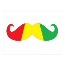 bigode da reggae cartão postal