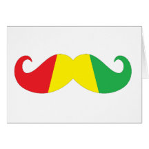 bigode da reggae cartões