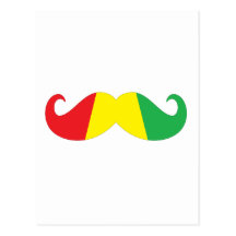 bigode da reggae cartões postais