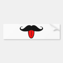 Bigode engraçado adesivos