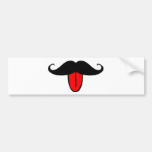 Bigode engraçado adesivos
