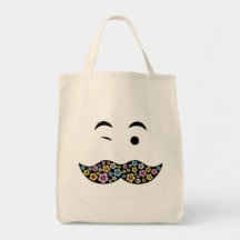 Bigode floral Funky Bolsa
