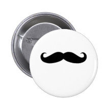 Bigode preto ou Moustache preto para presentes do  Pins