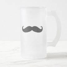 Bigode preto ou Moustache preto para presentes do  Canecas