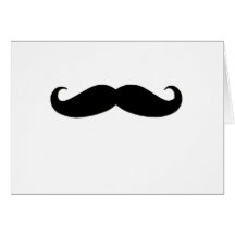 Bigode preto ou Moustache preto para presentes do  Cartões