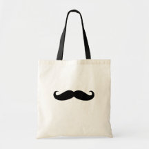 Bigode preto ou Moustache preto para presentes do  Bolsas Para Compras