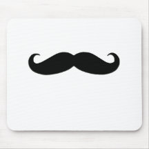 Bigode preto ou Moustache preto para presentes do  Mouse Pad