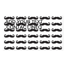 Bigodes Cartoes De Visita