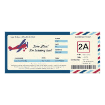 Bilhete plano da passagem de embarque do aniversár convite personalizados