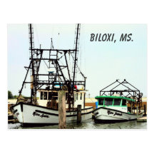 Biloxi, Senhora Cartão Cartão Postal