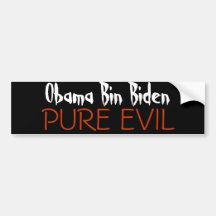 Bin Biden de Obama, MAU PURO Adesivos