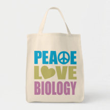 Biologia do amor da paz bolsa para compras