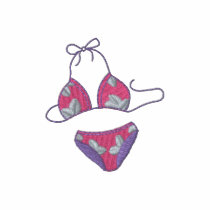 Biquini camisas bordadas