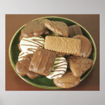Biscoitos do chocolate posteres