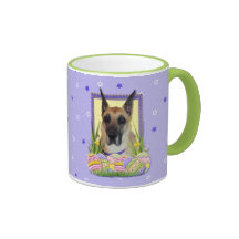 Biscoitos do ovo da páscoa - great dane - jovem co canecas