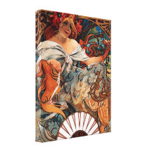 Biscoitos Lefevre Utile - Alphonse Mucha Impressão Em Tela Canvas