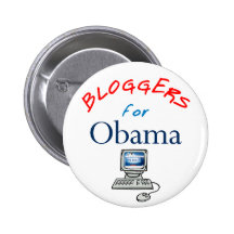 Bloggers para o botão de Obama Botons