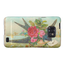 Bluebird e rosas do vintage