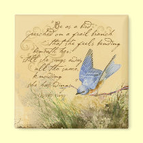 Bluebird no ramo & nas citações de Victor Hugo ímãs
